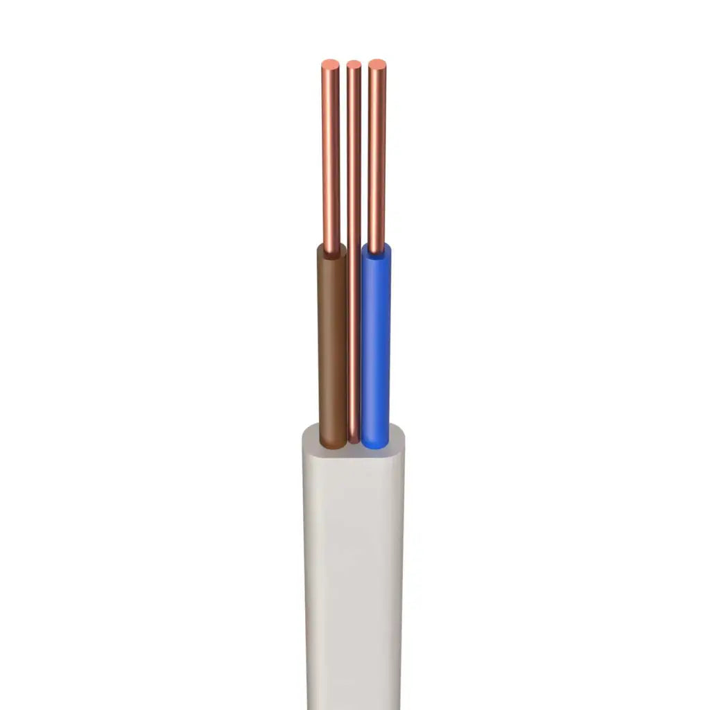 6242B WHITE 1.5MM² LSZH TWIN & EARTH CABLE 100M DRUM image 0