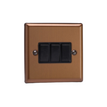 Urban Brushed Bronze 3 Gang 2 Way Switch XY3B.BZ image 0