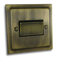 Victorian Antique Brass Fan Isolator Switch - V53AN image 0