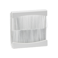 2 Gang White Brush Module - IN028 image 0