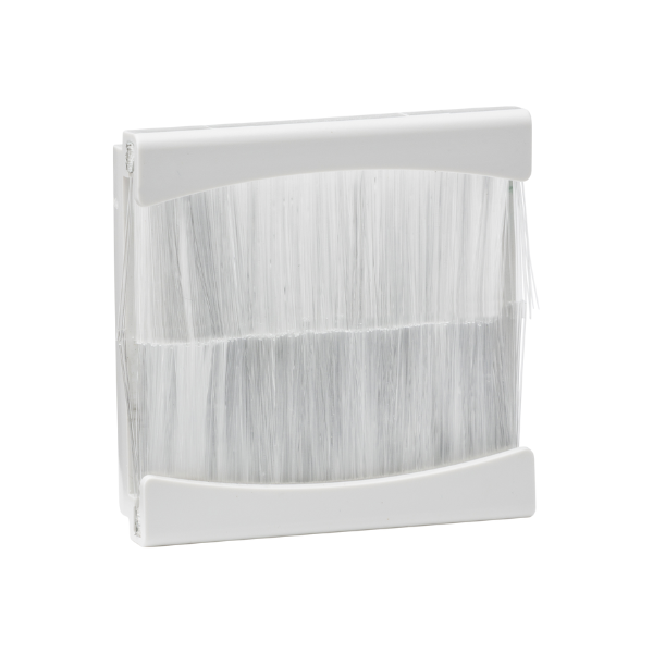 2 Gang White Brush Module - IN028 image 0