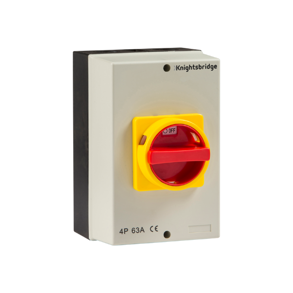 IP65 63A Rotary Isolator 4P AC (230V-415V) IN0027 image 0