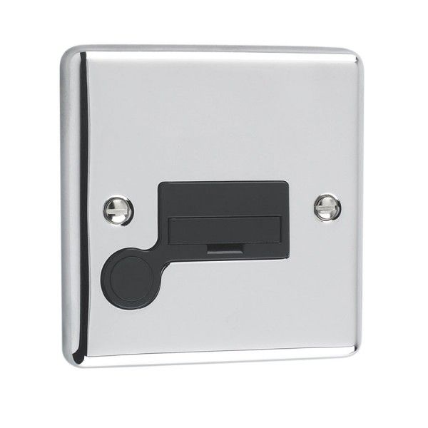 Polished Chrome Un-Switched Fuse Spur - W55PCB image 0