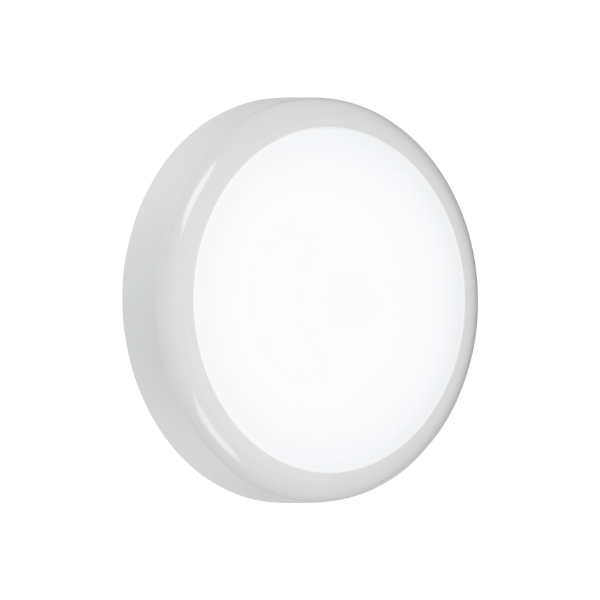 LED Bulkhead with Emergency & Microwave Sensor 230V IP65 9W CCT Adjustable - BT9ACTEMS image 0