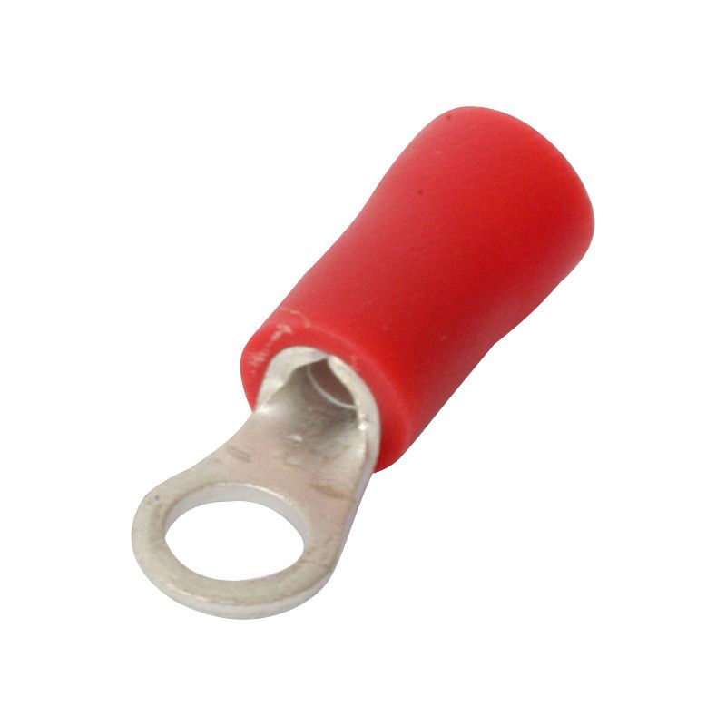 Ring Lug Connector 1.5mm x 4.3mm Red - 100pcs image 0