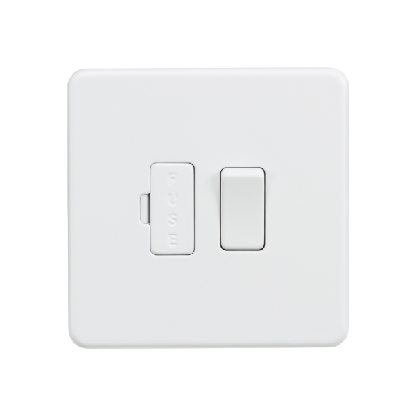 Matt White 13A Switched Fused Spur Unit - SF6300MW image 0
