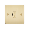 Brushed Brass 13A Fused Spur Unit - FP6000BB image 0