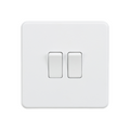 Matt White 10AX 2G 2-way Switch - SF3000MW image 0