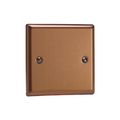 Urban Brushed Bronze Single Blank Plate XYSB.BZ image 0