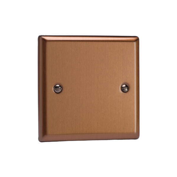 Urban Brushed Bronze Single Blank Plate XYSB.BZ image 0