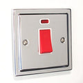 Regency Polished Chrome 45A Single Cooker Switch R52PCW image 0