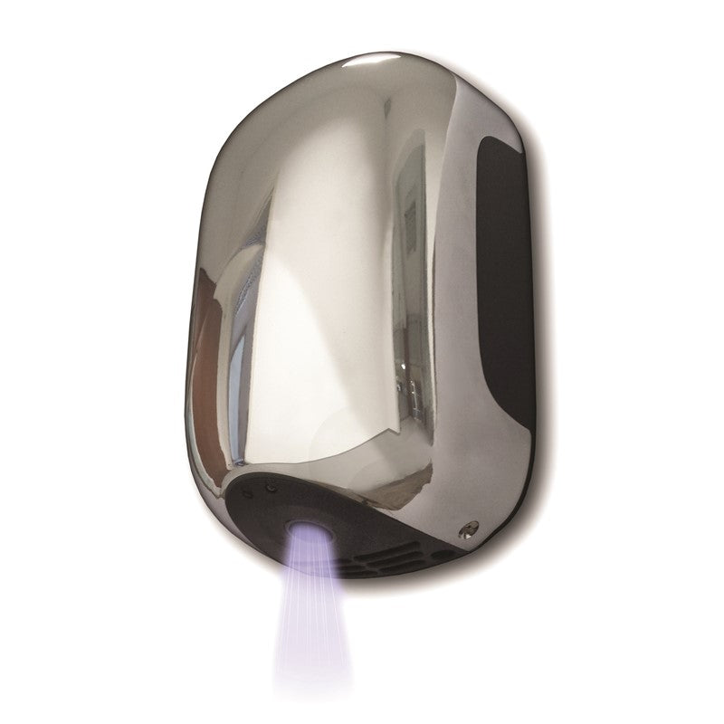 ecoDRY Mini Hand Dryer Stainless Steel image 1