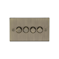 Antique Brass 4G 2-way 10-200W (5-150W LED) Intelligent dimmer - CS2194AB image 0
