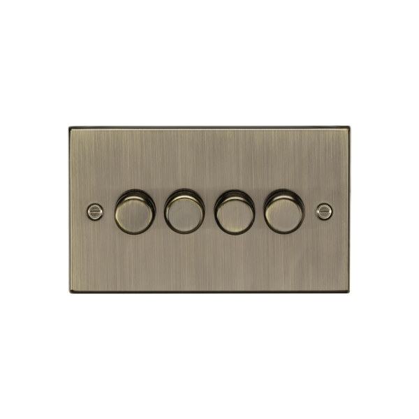 Antique Brass 4G 2-way 10-200W (5-150W LED) Intelligent dimmer - CS2194AB image 0