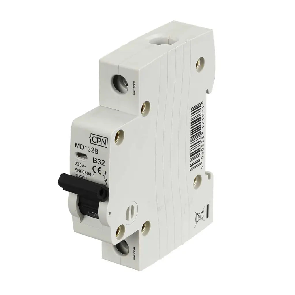 Cudis CPN MD 32A Single Pole 6kA B Curve MCB image 0