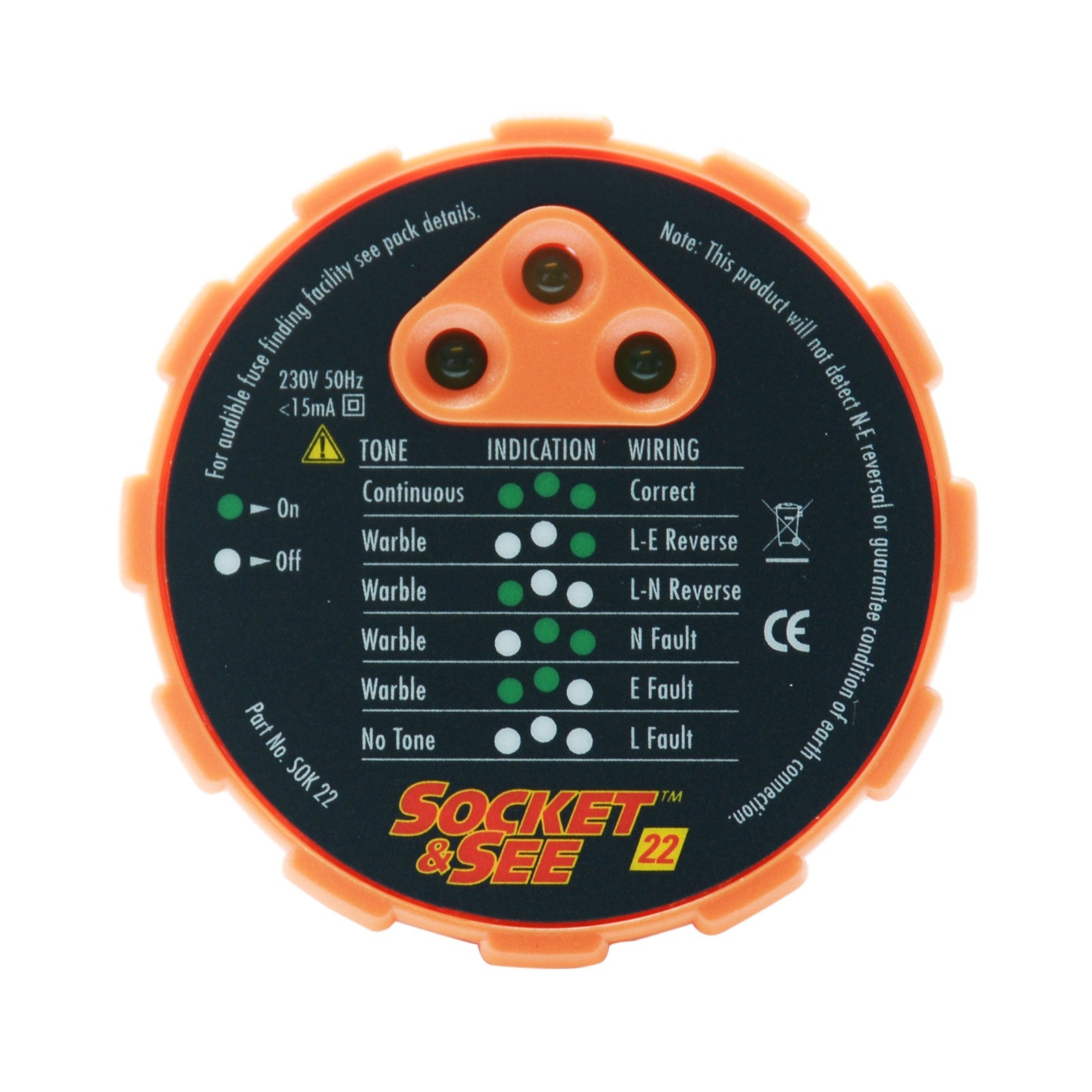 SOCKET & SEE SOK22 CRAFTSMAN SOCKET TESTER image 0