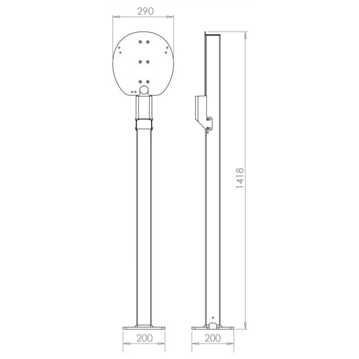 Pod Point PP-A-210051-2 Solo 3 EV Charger Mount image 3