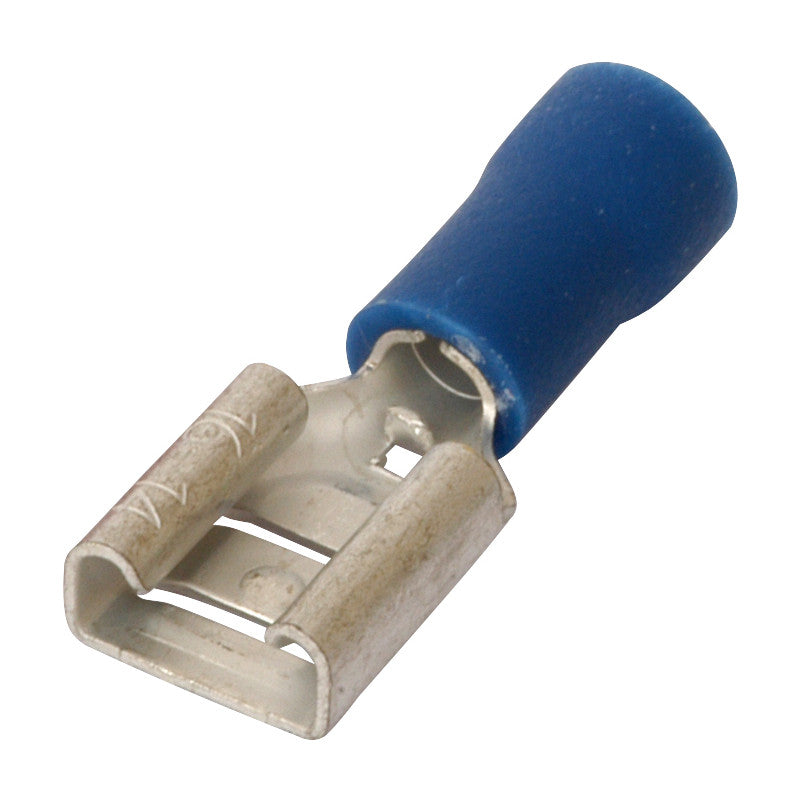 Push On Connector Female 2.5mm Blue image 0
