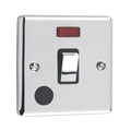 Polished Chrome 20A Double Pole Switch - W37PCB image 0