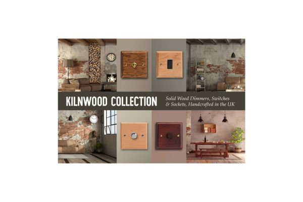 Varilight Kilnwood 3-Gang 10A 1- or 2-Way Rocker Switch - XK3OW image 1