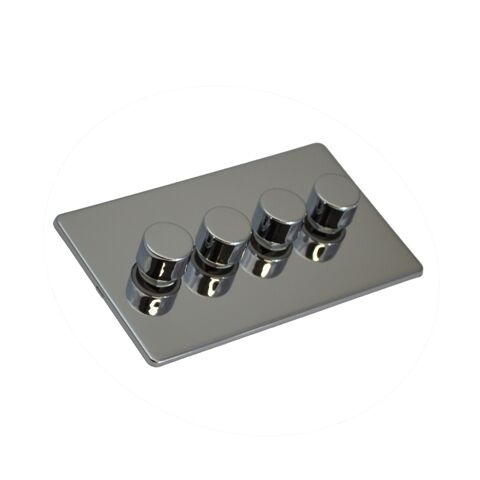 4 Gang 250W Dimmer Switch - SG13PCW image 0