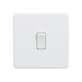Matt White 10AX 1G 2-way Switch - SF2000MW image 0