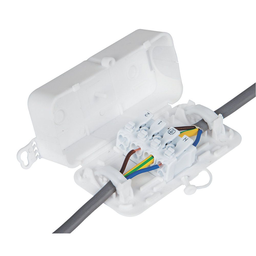 10 Pack - Debox 2SL Screwless In-line Junction Box - DEKSB-003 image 0
