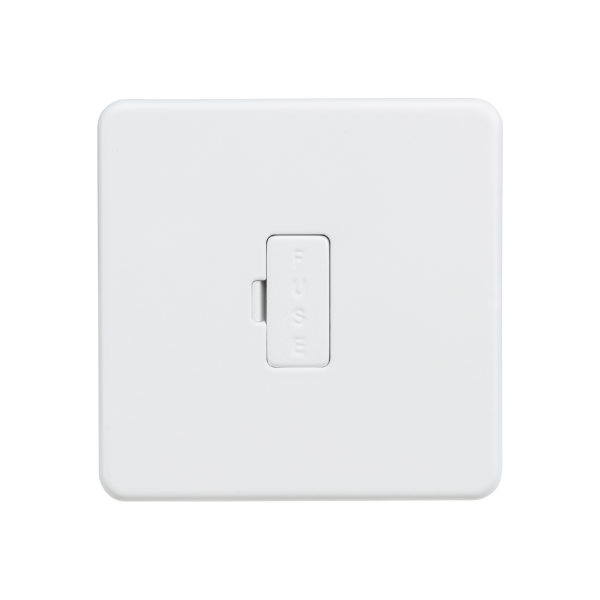 Matt White 13A Fused Spur Unit - SF6000MW image 0