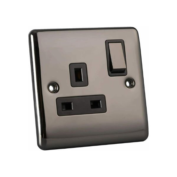 Definition Single 1 Gang 13a Socket D06BN image 0