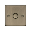 Antique Brass 1G 2-way 10-200W (5-150W LED) Intelligent dimmer - CS2191AB image 0