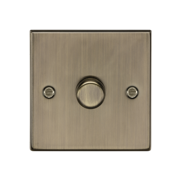 Antique Brass 1G 2-way 10-200W (5-150W LED) Intelligent dimmer - CS2191AB image 0
