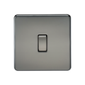 Black Nickel 20A 1G DP Switch - SF8341BN image 0