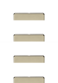 Polished Brass 115V/230V Dual Voltage Shaver Socket with White Insert - SF8900PBW image 0