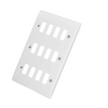 Studio 12 Gang Grid Plate - STGP12GW image 0