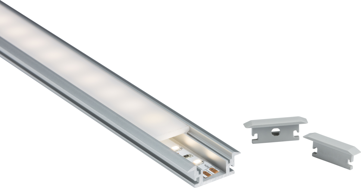 2M Aluminium Profile - Floor Recessed - 2MFLR image 0