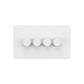 Matt White 4G 2-way 10-200W (5-150W LED) Intelligent dimmer - SF2194MW image 0