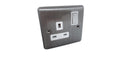 BRUSHED CHROME 1 GANG SWITCHED SOCKET B/CHROME WHITE - 06BCW image 0