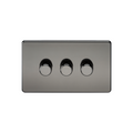 Black Nickel 3G 2-way 10-200W (5-150W LED) Intelligent dimmer - SF2193BN image 0
