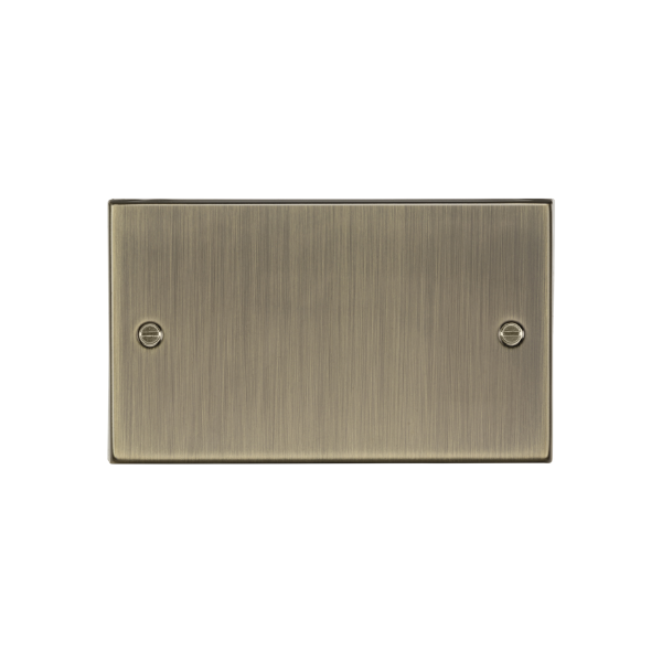 Antique Brass 2G Blanking Plate - CS86AB image 0