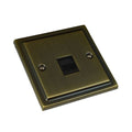 Antique Brass Telephone BT Master Socket R45AB image 0