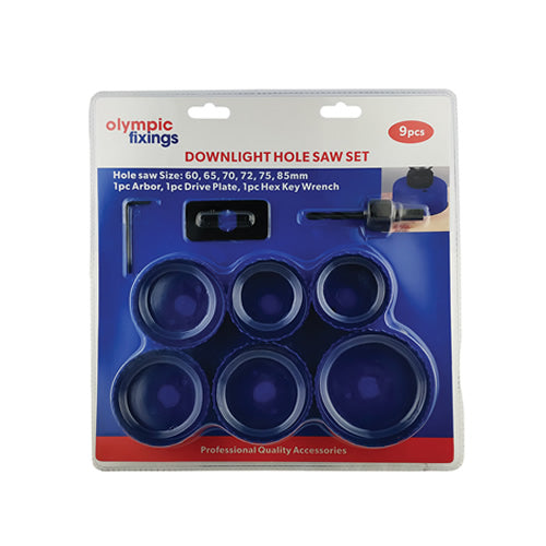Downlight Holesaw Kit 9 Piece image 0