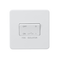 Matt White 10AX Fan Isolator Switch - SF1100MW image 0