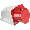 415V IP44 32A Angled Surface Mount Socket 3P+N+E image 0