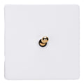 Varilight Primed 1-Gang 10A 1- or 2-Way Toggle Switch with Brass Toggle - XDYT1VS.PD image 0