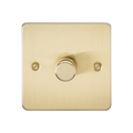 Brushed Brass 1G 2-way 10-200W (5-150W LED) Intelligent dimmer - FP2191BB image 0