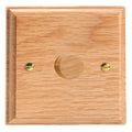 Varilight Kilnwood 1-Gang 2-Way V-Pro Push On/Off Rotary LED Dimmer 1 x 0-120W - JK1O image 0