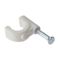 Cable Clip 8mm (100 pack) White image 0
