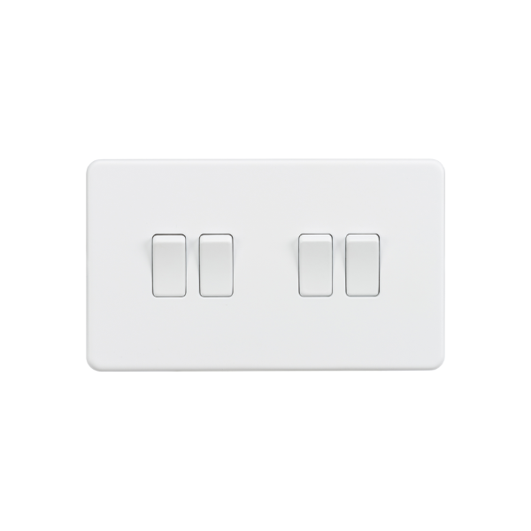 Matt White 10AX 4G 2-way Switch - SF4100MW image 0