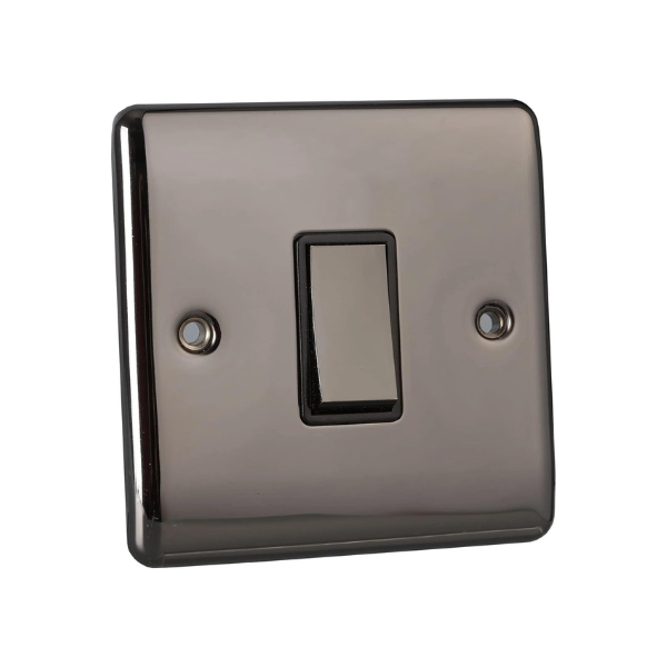Definition 1 Gang Single 10a Light Switch D01BN image 0