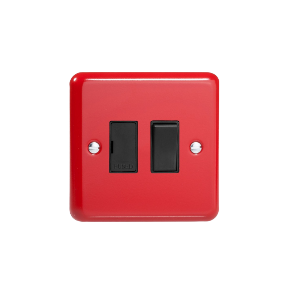 Pillar Box Red 13A Switched Fused Spur XY6B.PR image 0